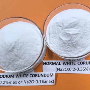 NA2O 0,2 % MAX FAIBLE TENEUR EN SODIUM WFA ALUMINE FONDUE BLANCHE 0-1-3-5-8MM 325F -1-